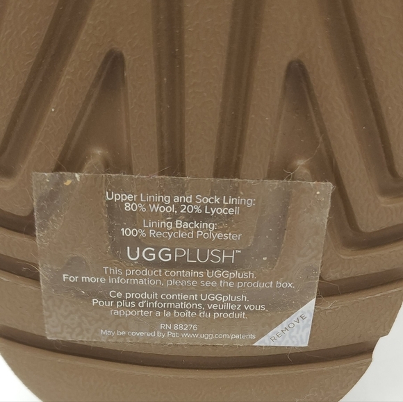 UGG Women Neumel Zip Platform Ankle Booties Chestnut Suede Plush Size 12 - Picture 10 of 12